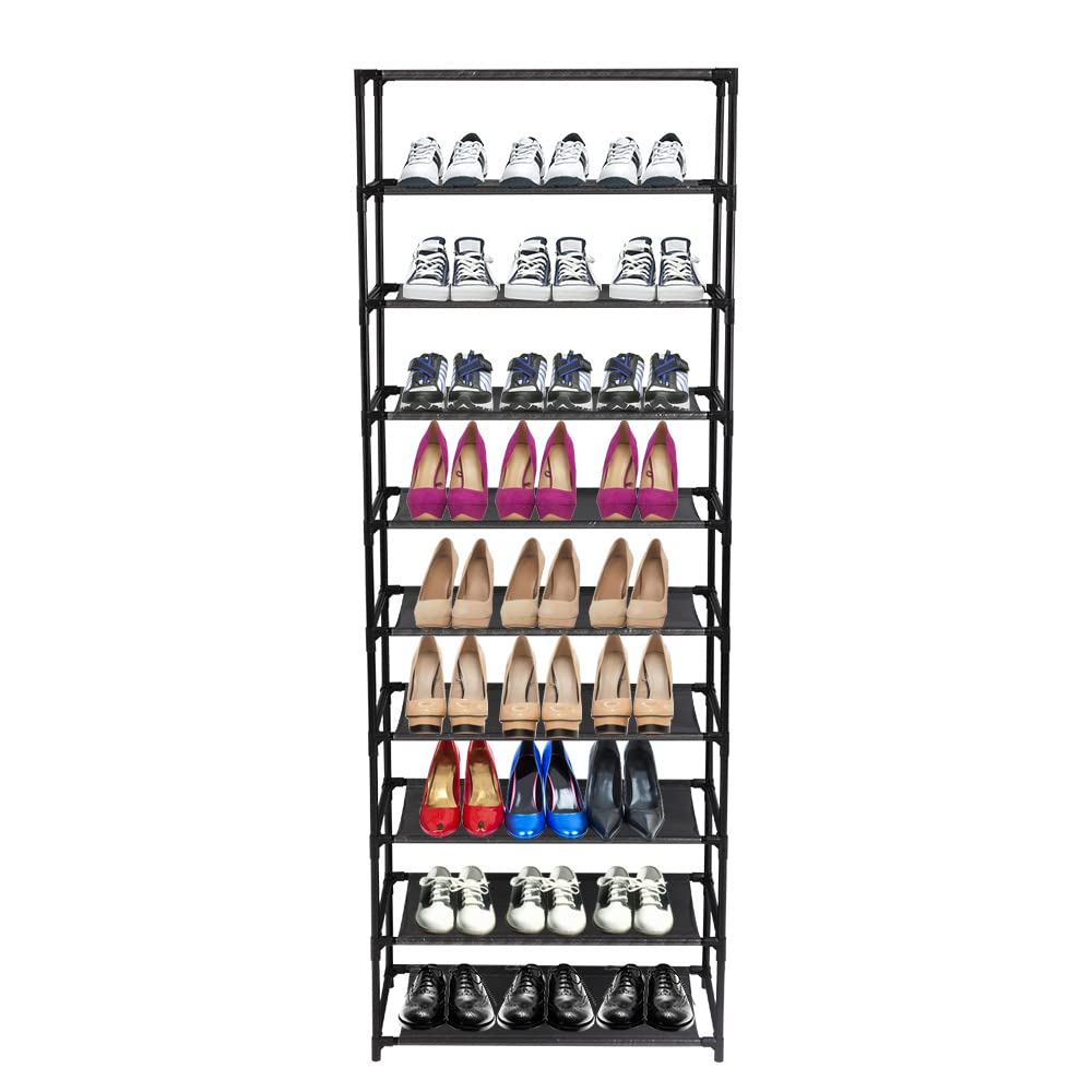 Simple Houseware 10-Tier Shoe Rack Tower