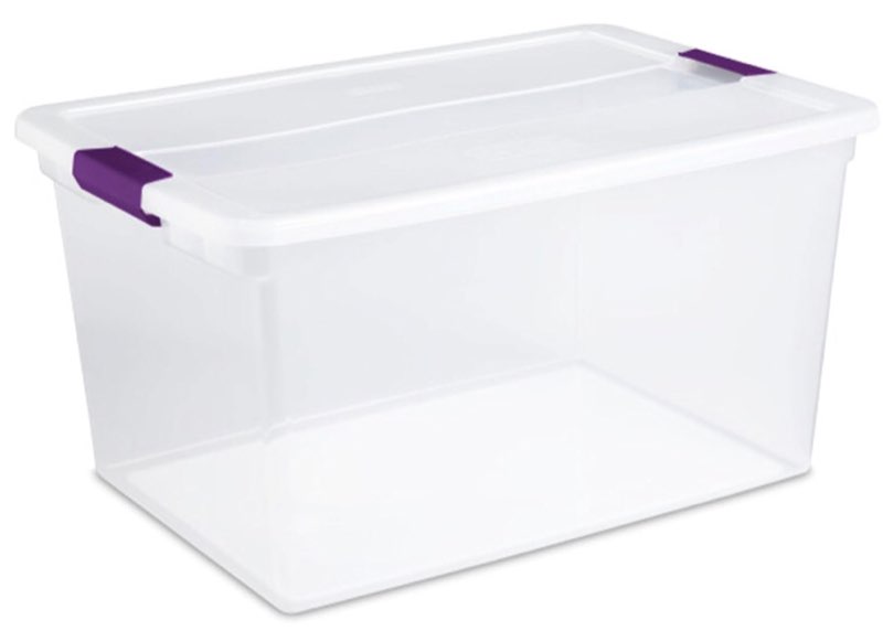 Sterilite 66 Quart ClearView Latch Storage Box